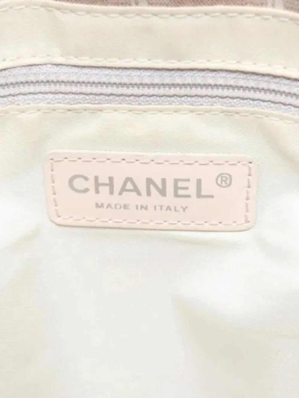 CHANEL New Travel line Tote Bag Nylon Pink CC Auth th5849