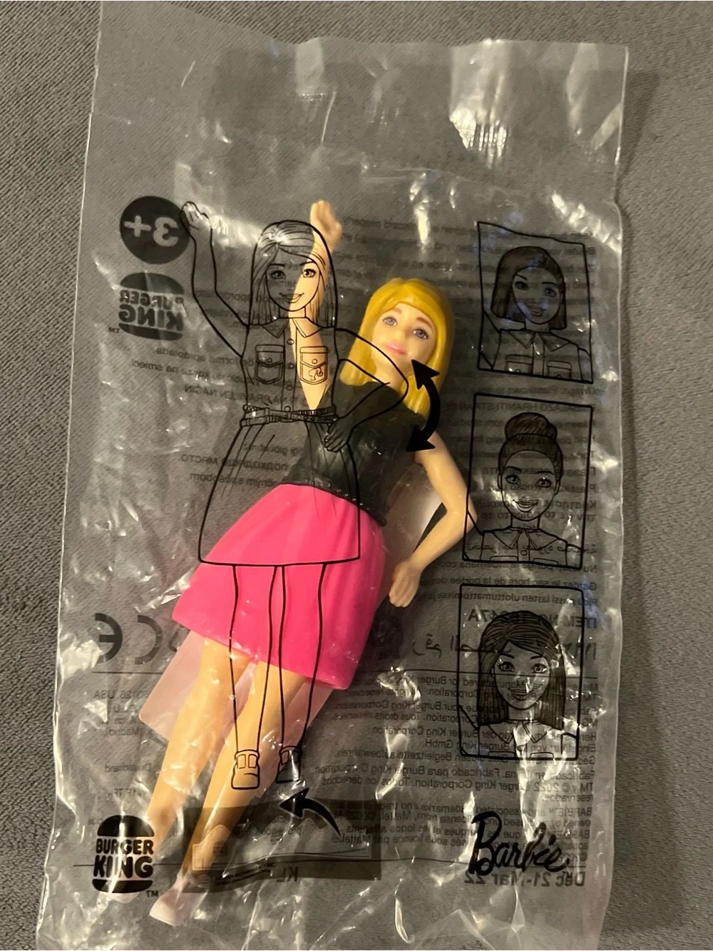 Barbie opened please from
