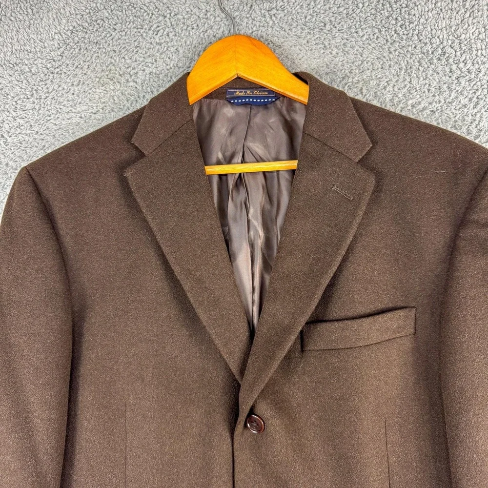 Tommy Hilfiger Blazer Mens 42R Wool Silk Cashmere Sport Coat Classic‎ Jacket