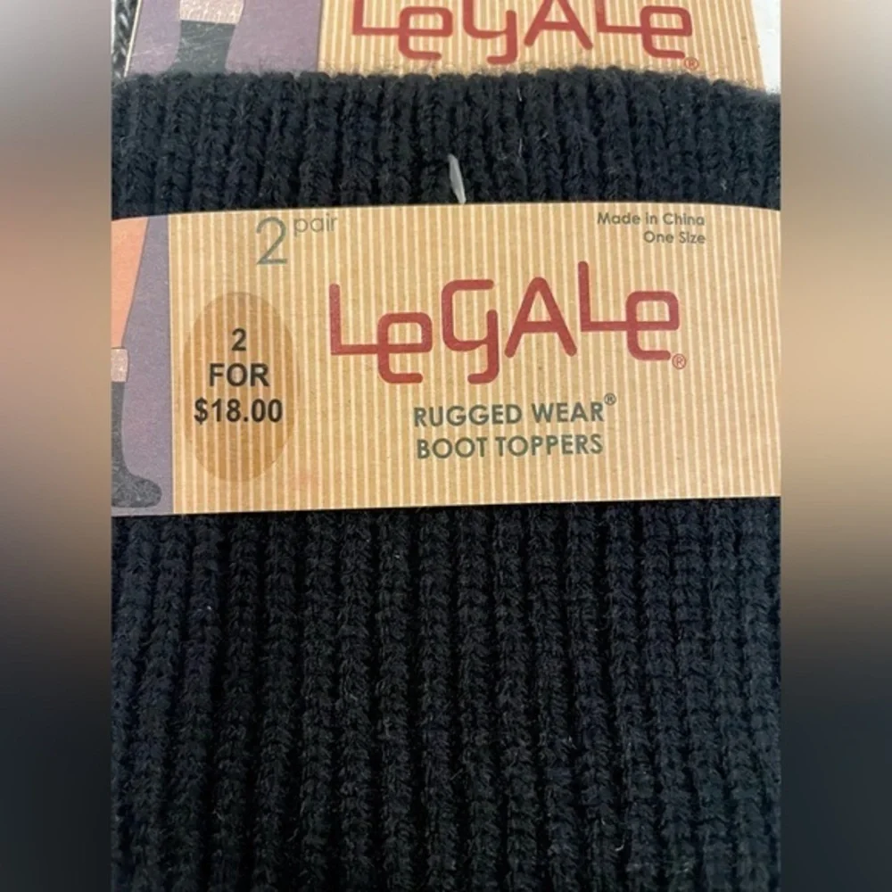 Legale Boot Toppers-‎ Set of 2-  NWT