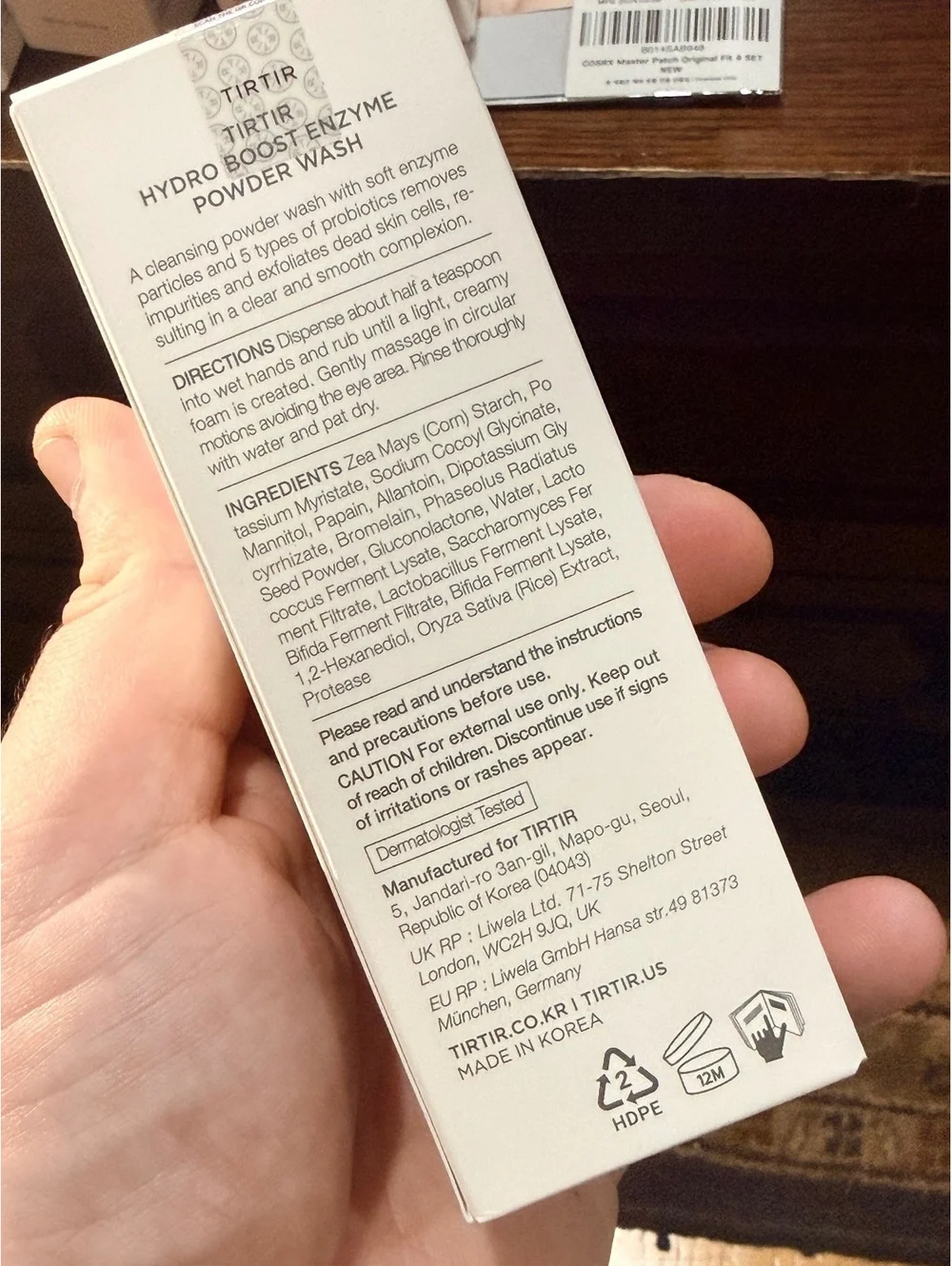Tirtir gentle activates effectively
