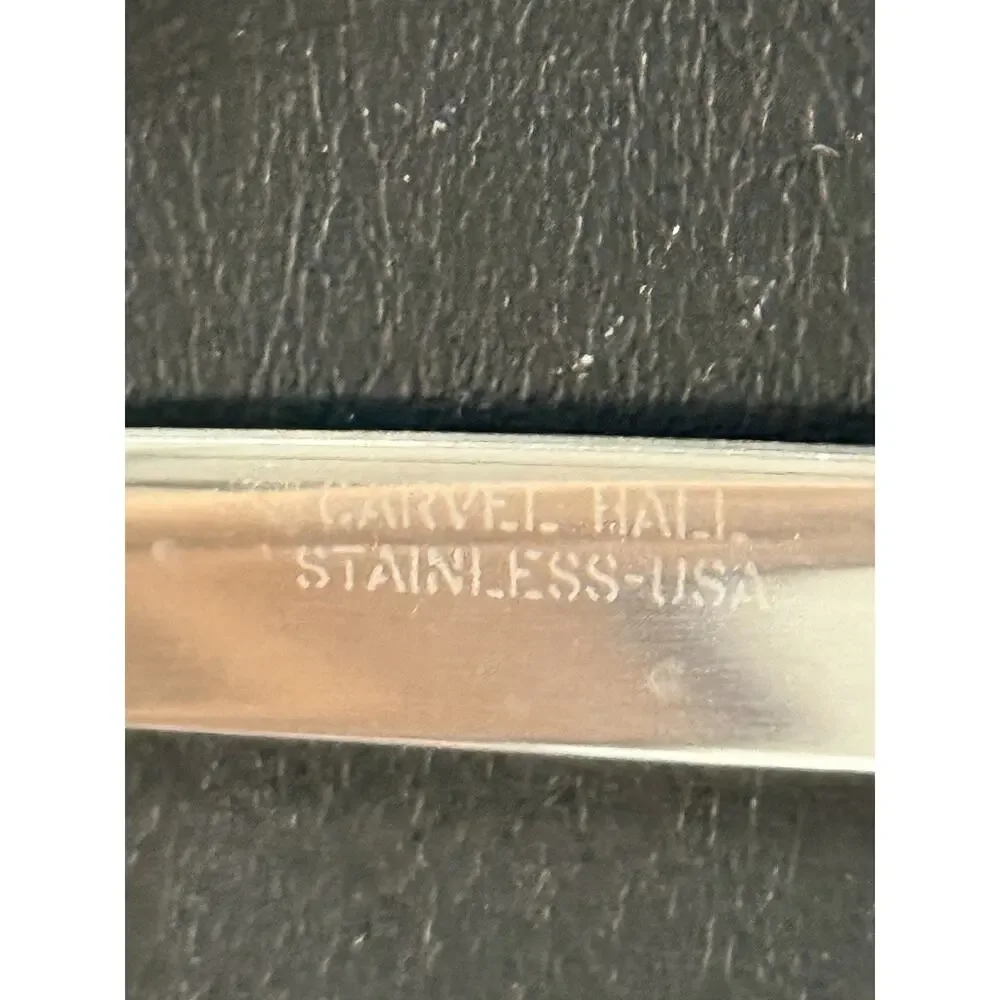 Vintage Carvel Hall USA Stainless Steel Steak Knives Set of 5 w/ Original Box