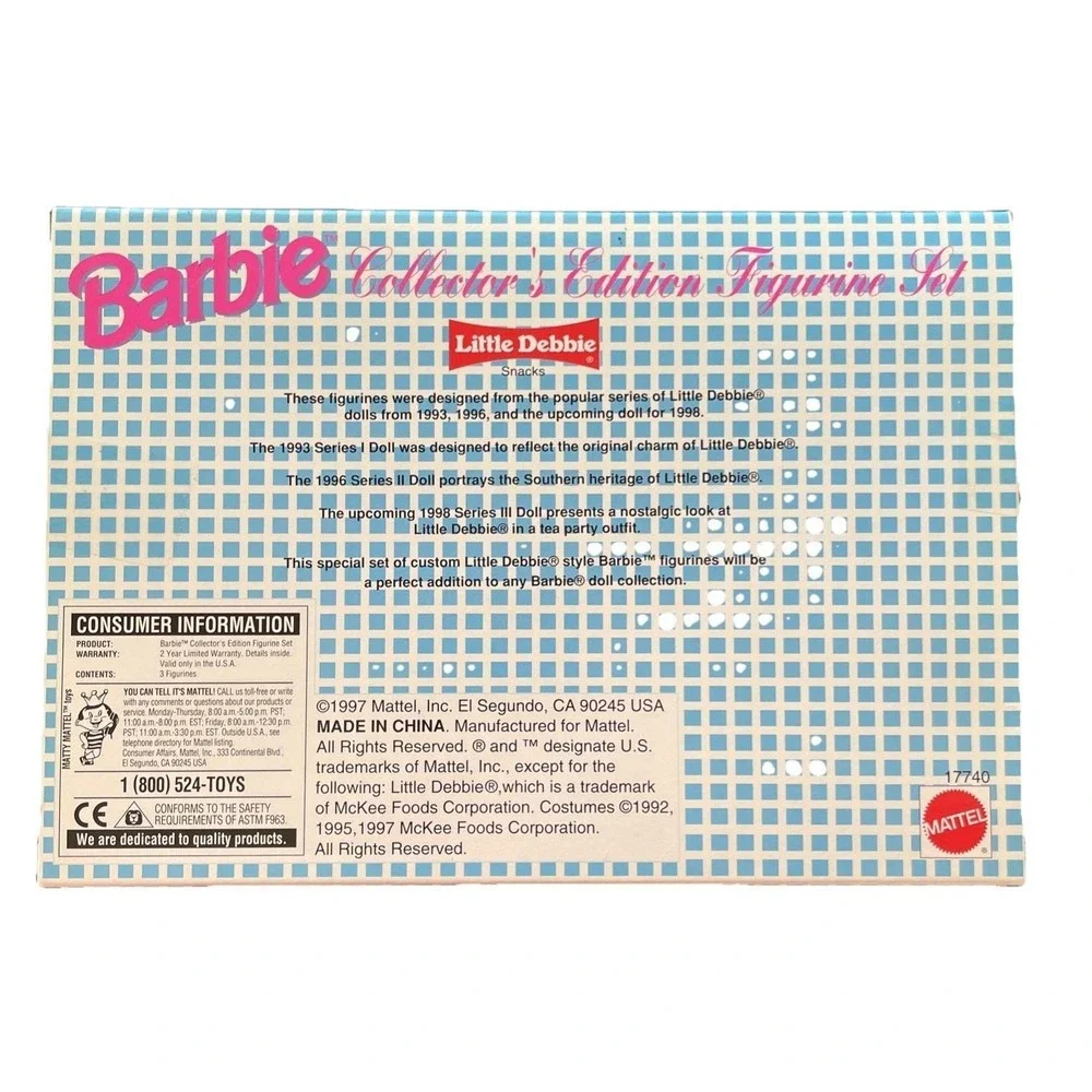 Barbie Little Debbie Collector Edition Figurine Set‎