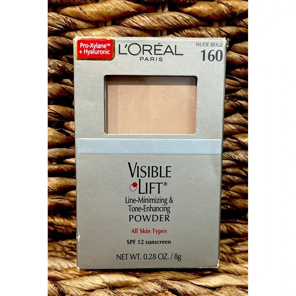 Loreal Visible Lift Powder Line Minimizing Tone Enhancing SPF 12 #160 Nude Beige
