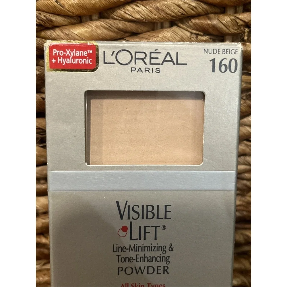 Loreal Visible Lift Powder Line Minimizing Tone Enhancing SPF 12 #160 Nude Beige
