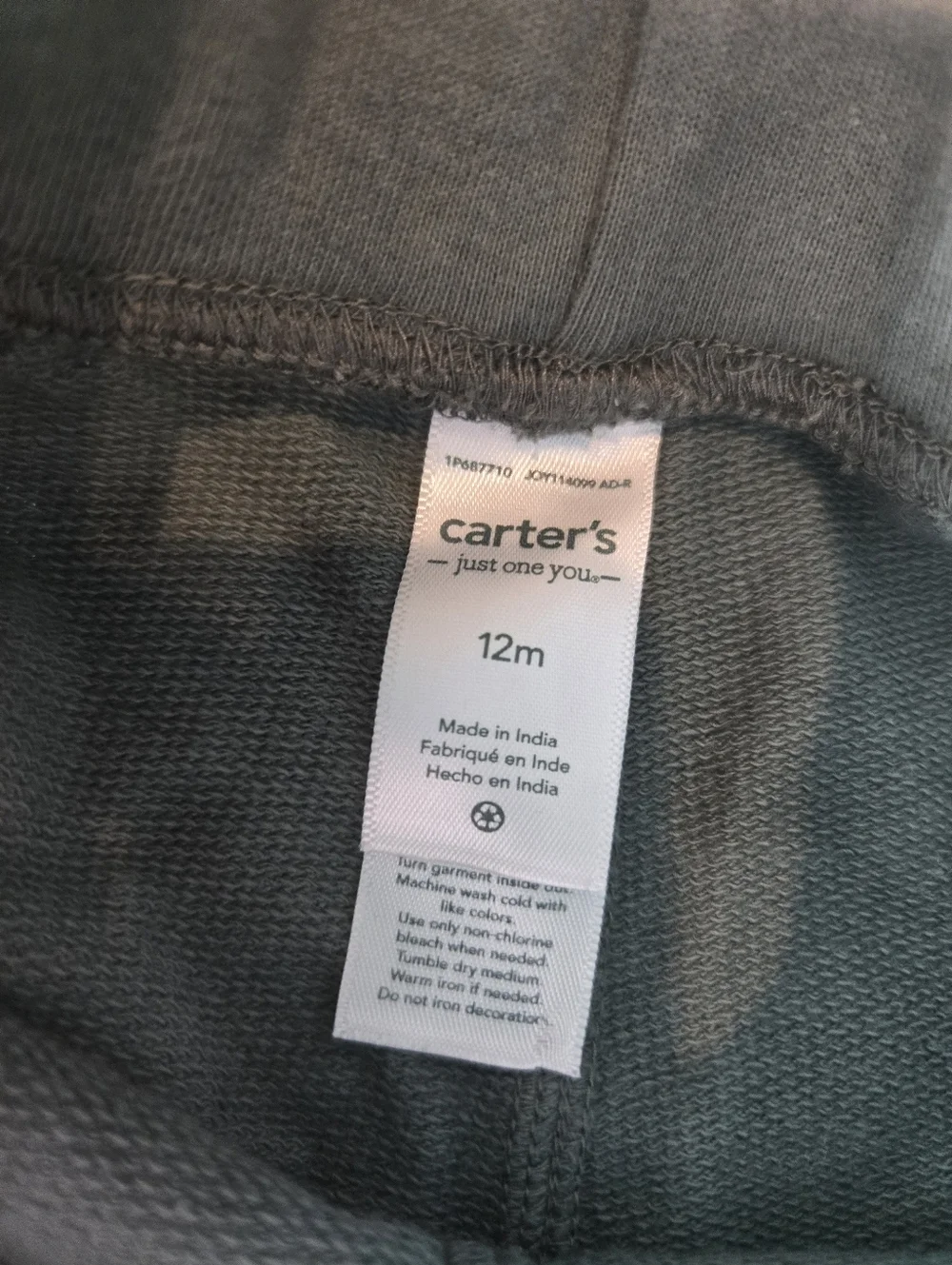 Carters size 12m