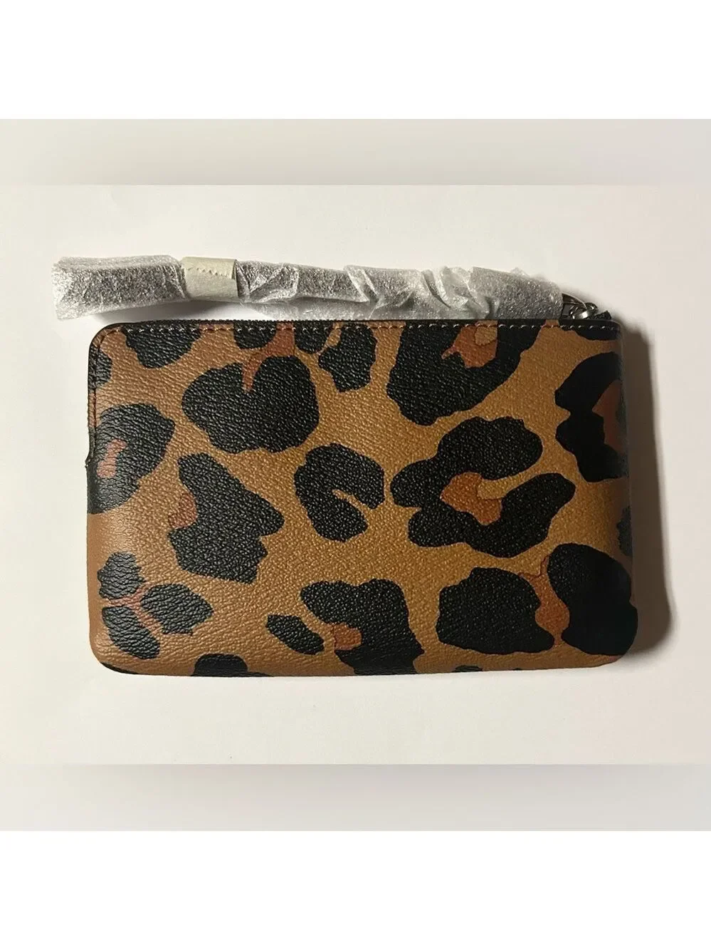 Authentic Coach Leopard Print Wristlet NWT