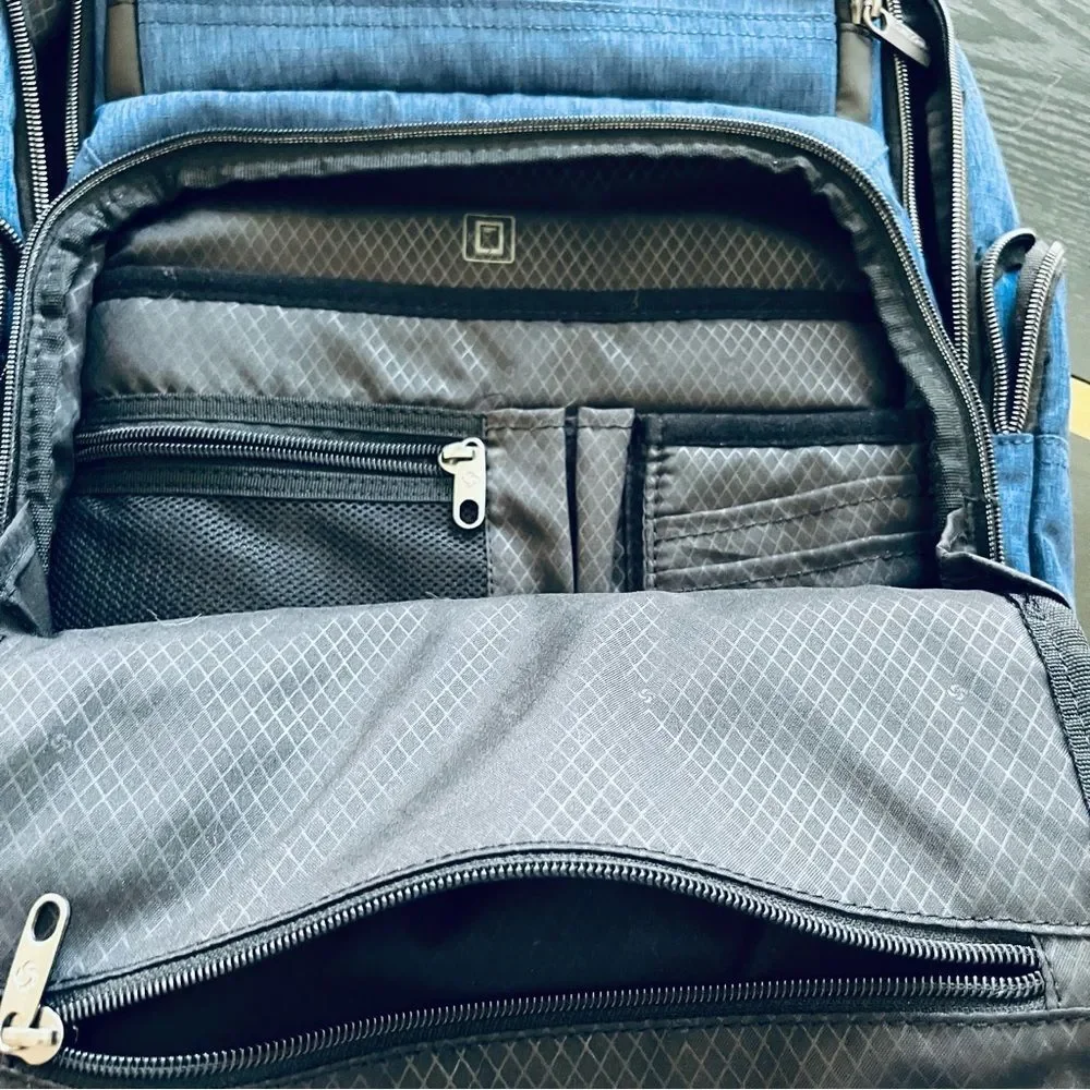 Samsonite Travel Laptop Backpack Branded for Disney Blue EUC