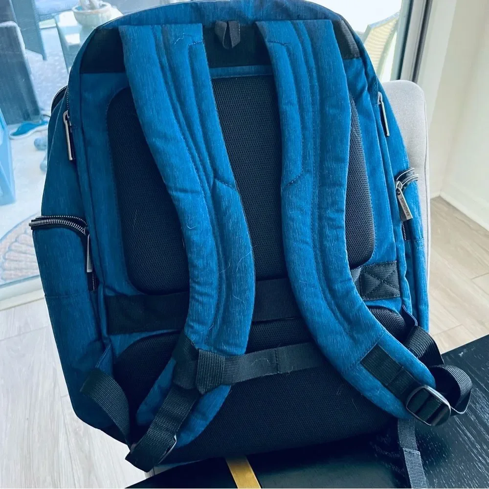 Samsonite Travel Laptop Backpack Branded for Disney Blue EUC
