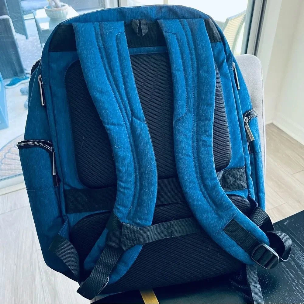 Samsonite Travel Laptop Backpack Branded for Disney Blue EUC