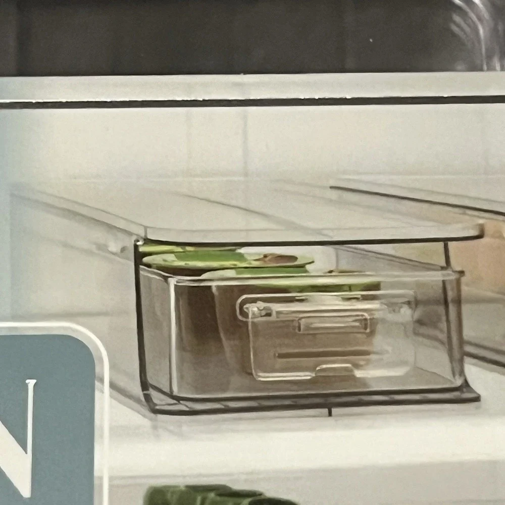 Gourmet kitchen‎ fridge storage Pull Out Drawer Bin