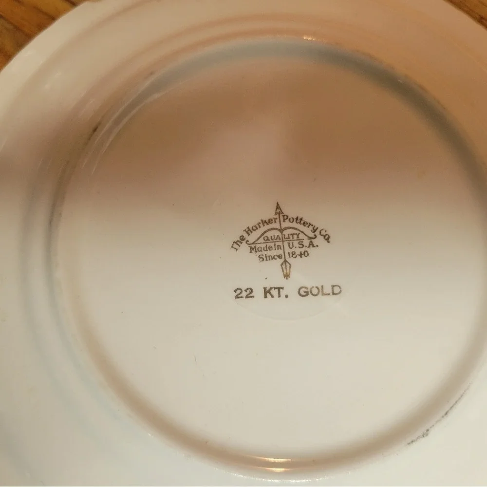 Harker Pottery wild rose