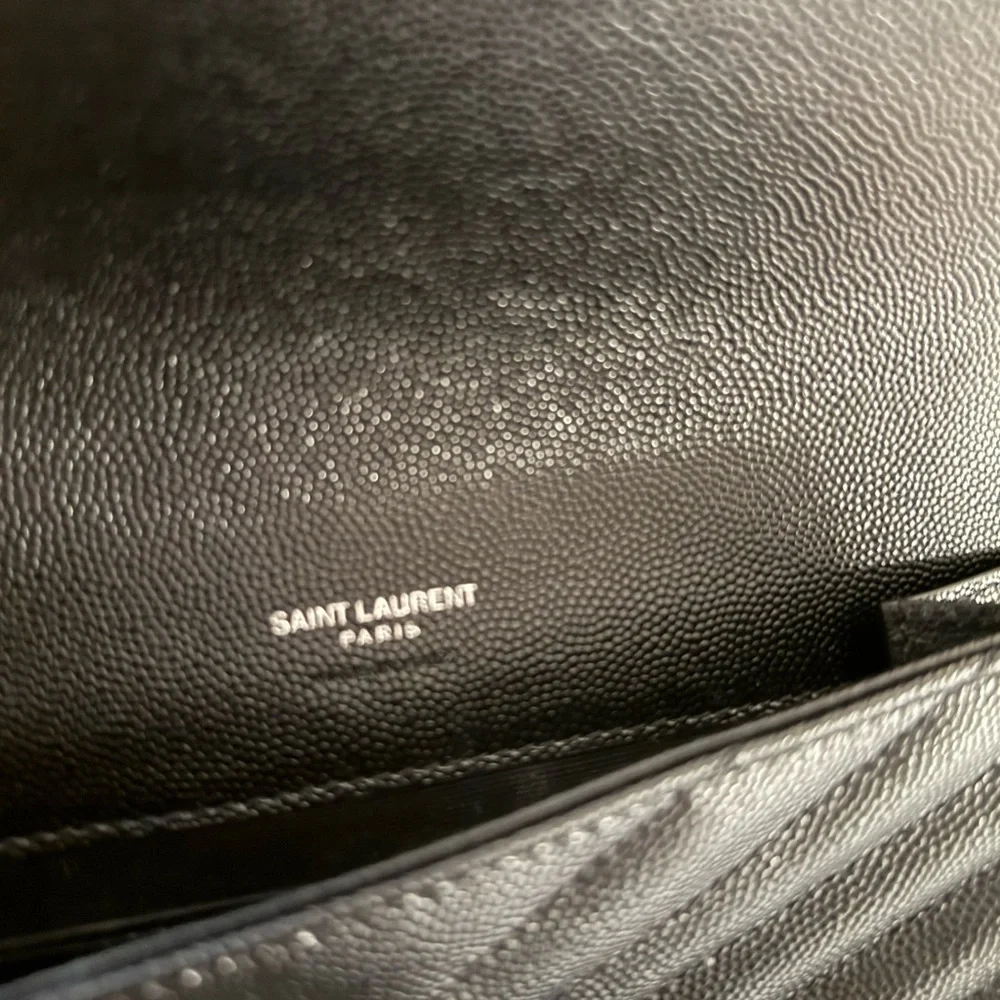*Authentic* Yves Saint Laurent Cassandre Leather Clutch