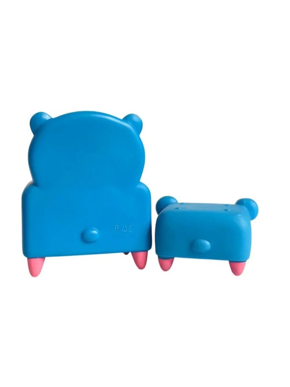 Shopkins McDonalds Blue Bear Chair #2 & Ottoman #14 Playset 2018 Happy Places