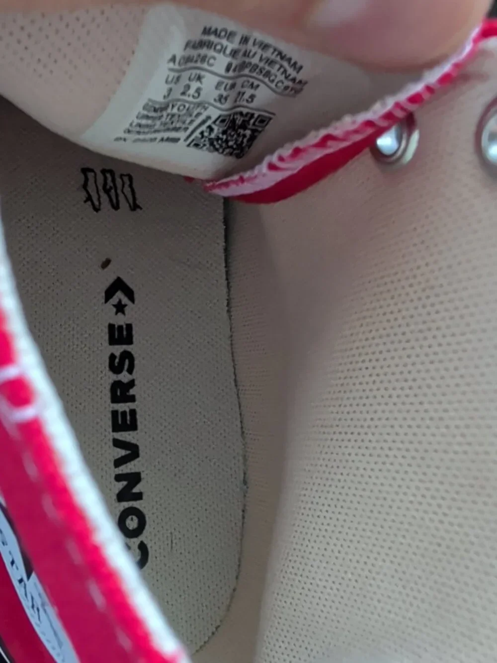Converse All Stars white footwear make