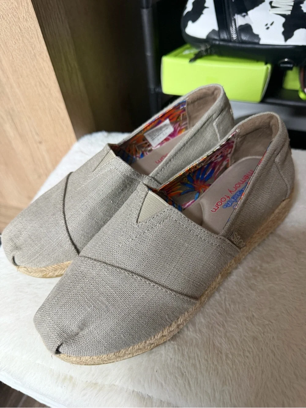 BOBS from Skechers canvas upper