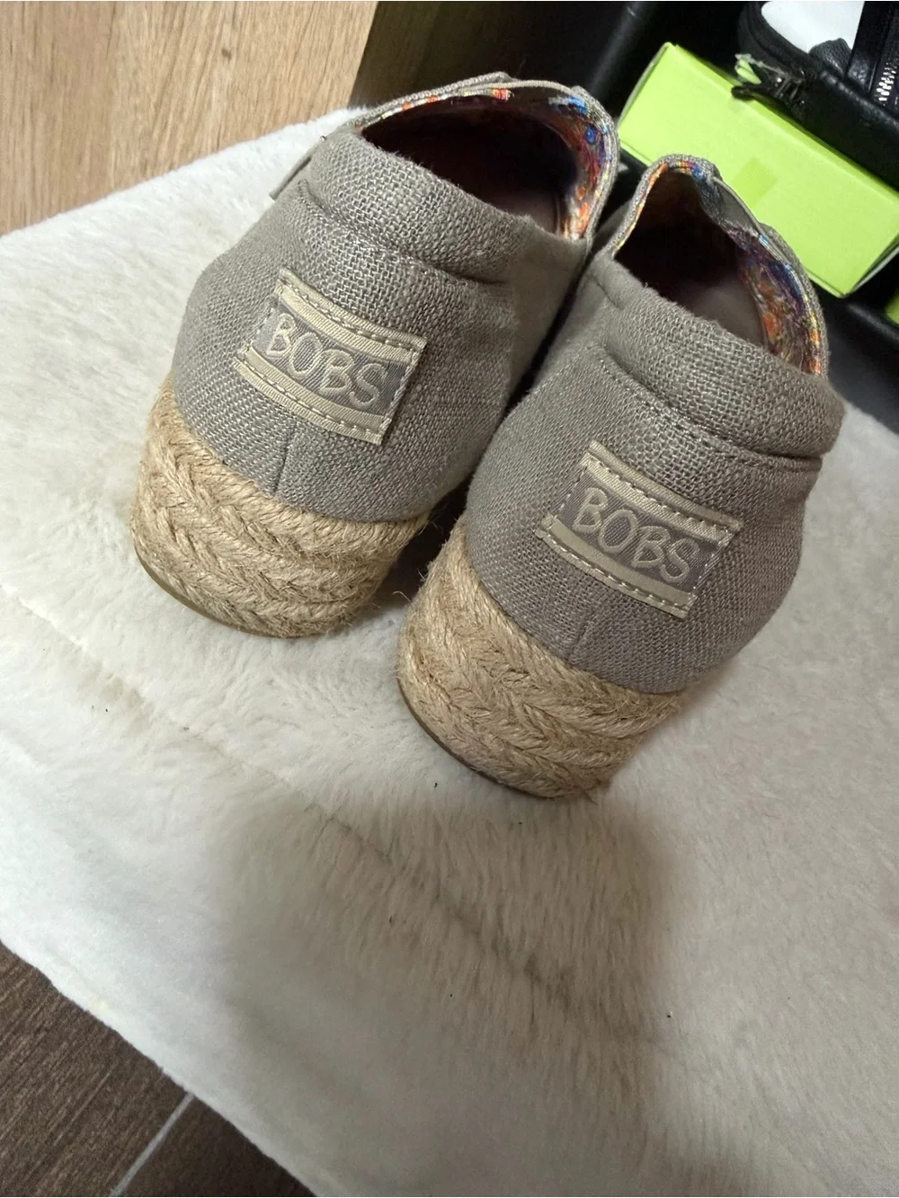 BOBS from Skechers canvas upper
