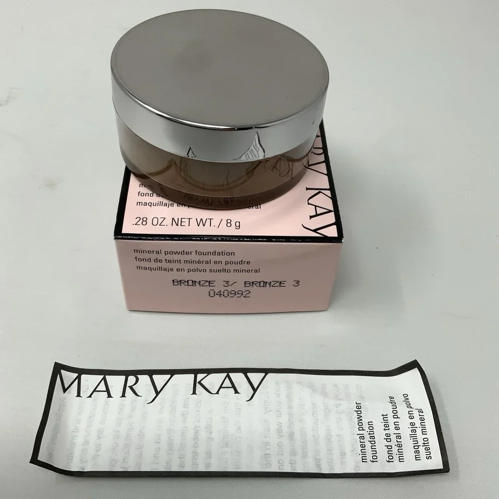 Mary Kay Mineral Powder Foundation Bronze‎ 3 040992 Full Size .28 Oz New In Box