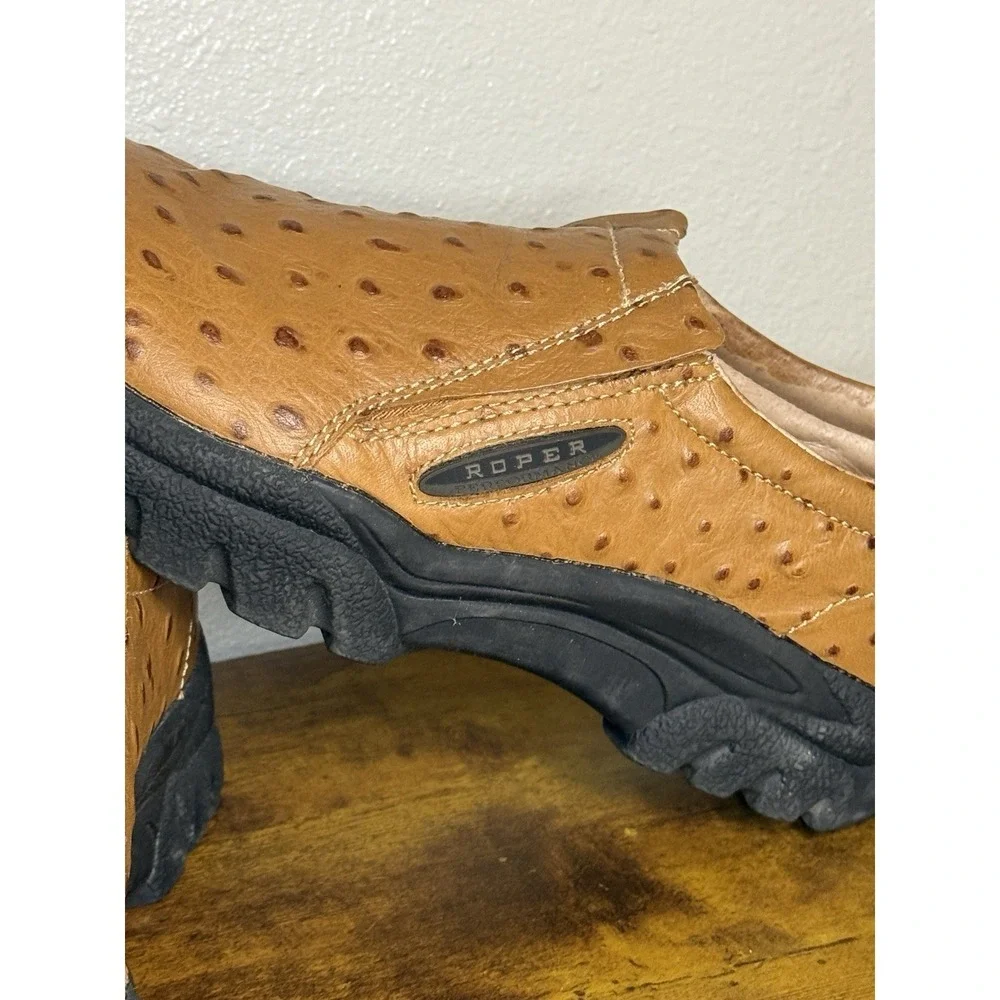 Roper faux ostrich