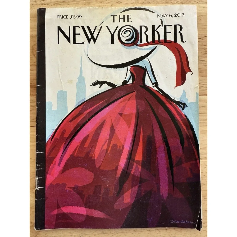 The New Yorker‎ May 6 2013 Red Dress Cover (complete magazine)