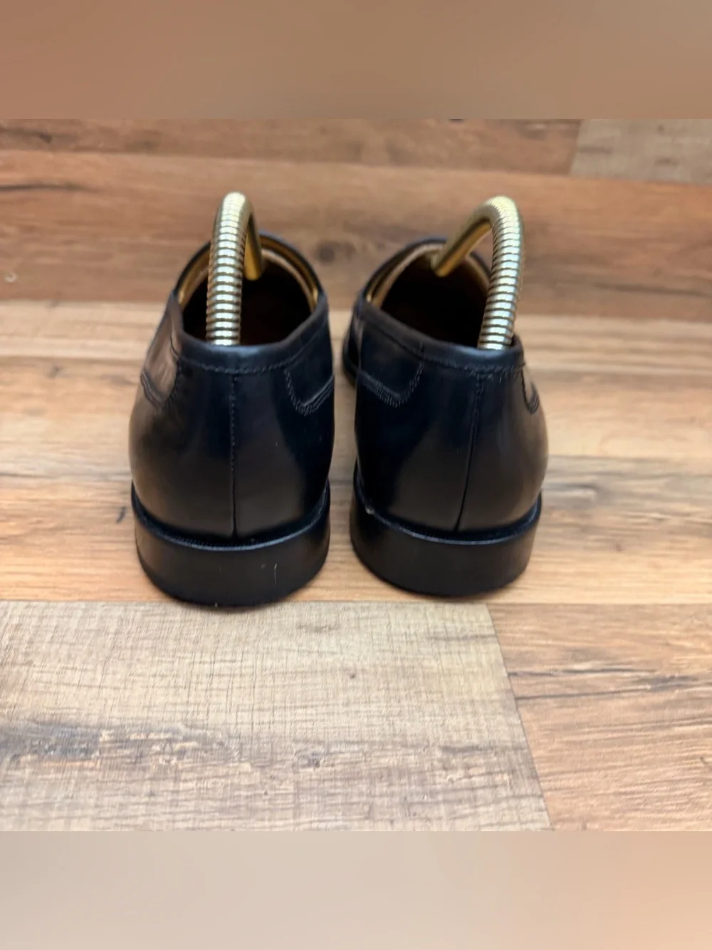 Club Room by charter 8.5M Black Leather Slip-On Penny Loafers