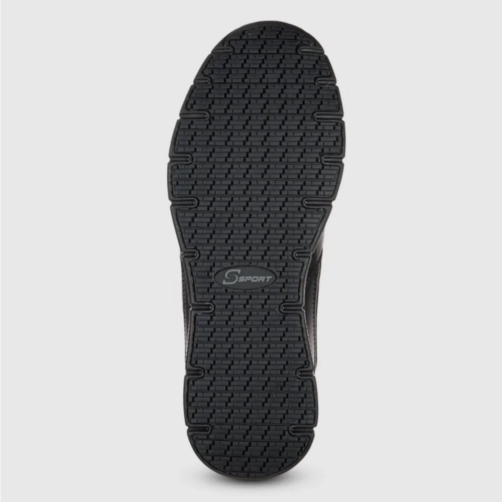S Sport By Skechers Men's Brise Slip Resistant Sneakers - Black nwt