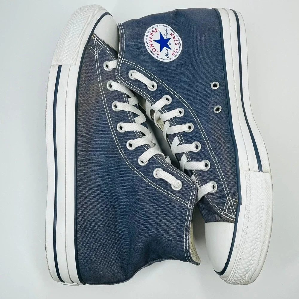 Converse Chuck Taylor All Star High Top Sneakers Mens 11 Womens 13 Navy M9622