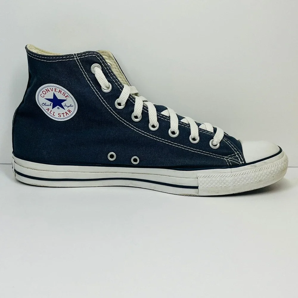 Converse Chuck Taylor All Star High Top Sneakers Mens 11 Womens 13 Navy M9622