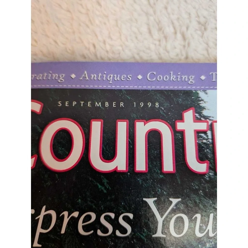 Country Living Magazine Lot - 5 Issues Decorating Cooking Antiques Real‎ Estate
