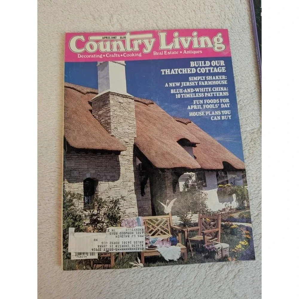 Country Living Magazine Lot - 5 Issues Decorating Cooking Antiques Real‎ Estate