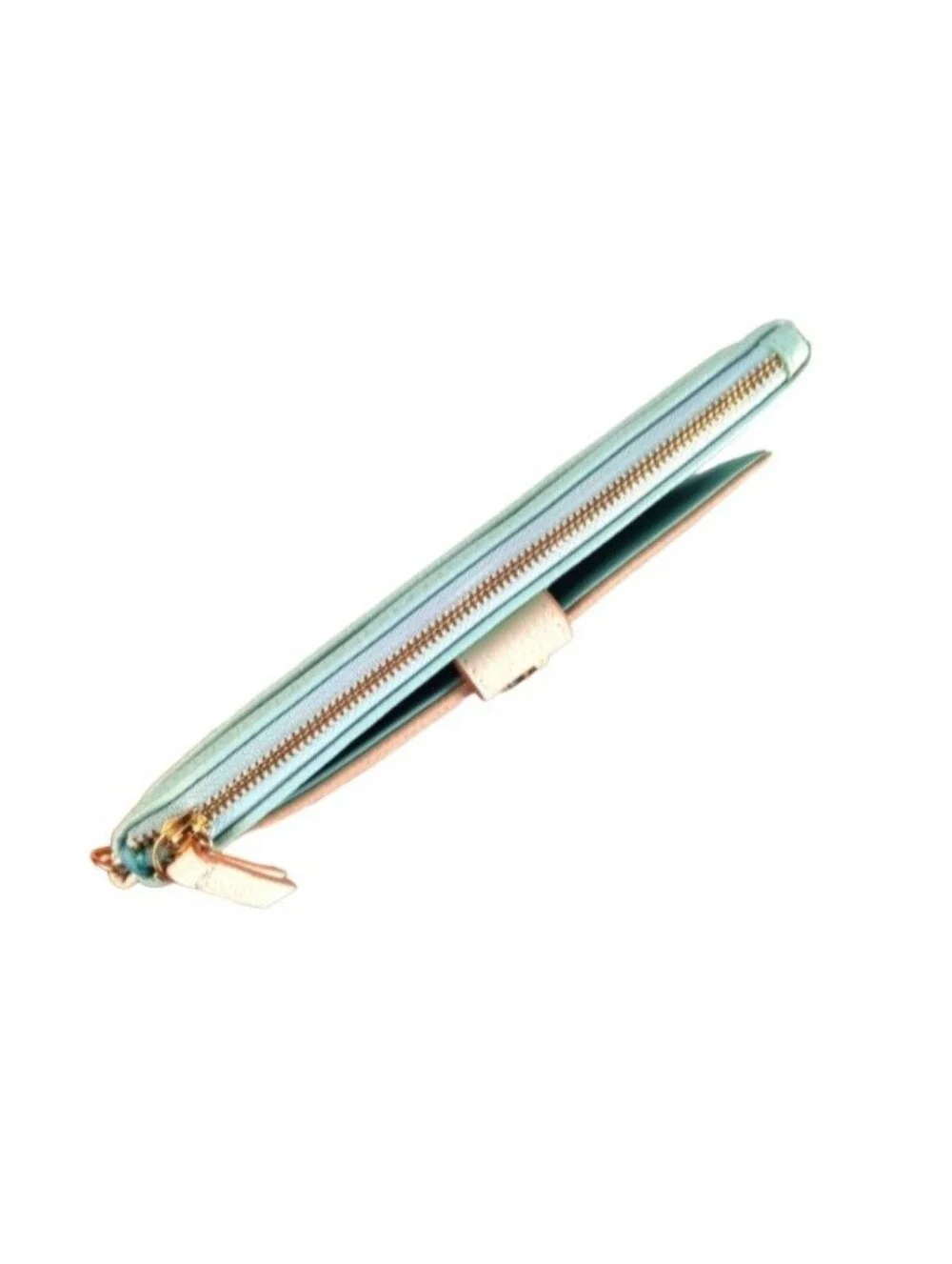 Nanette Lepore Wristlet Clutch Wallet | EUC | Mint & Cream