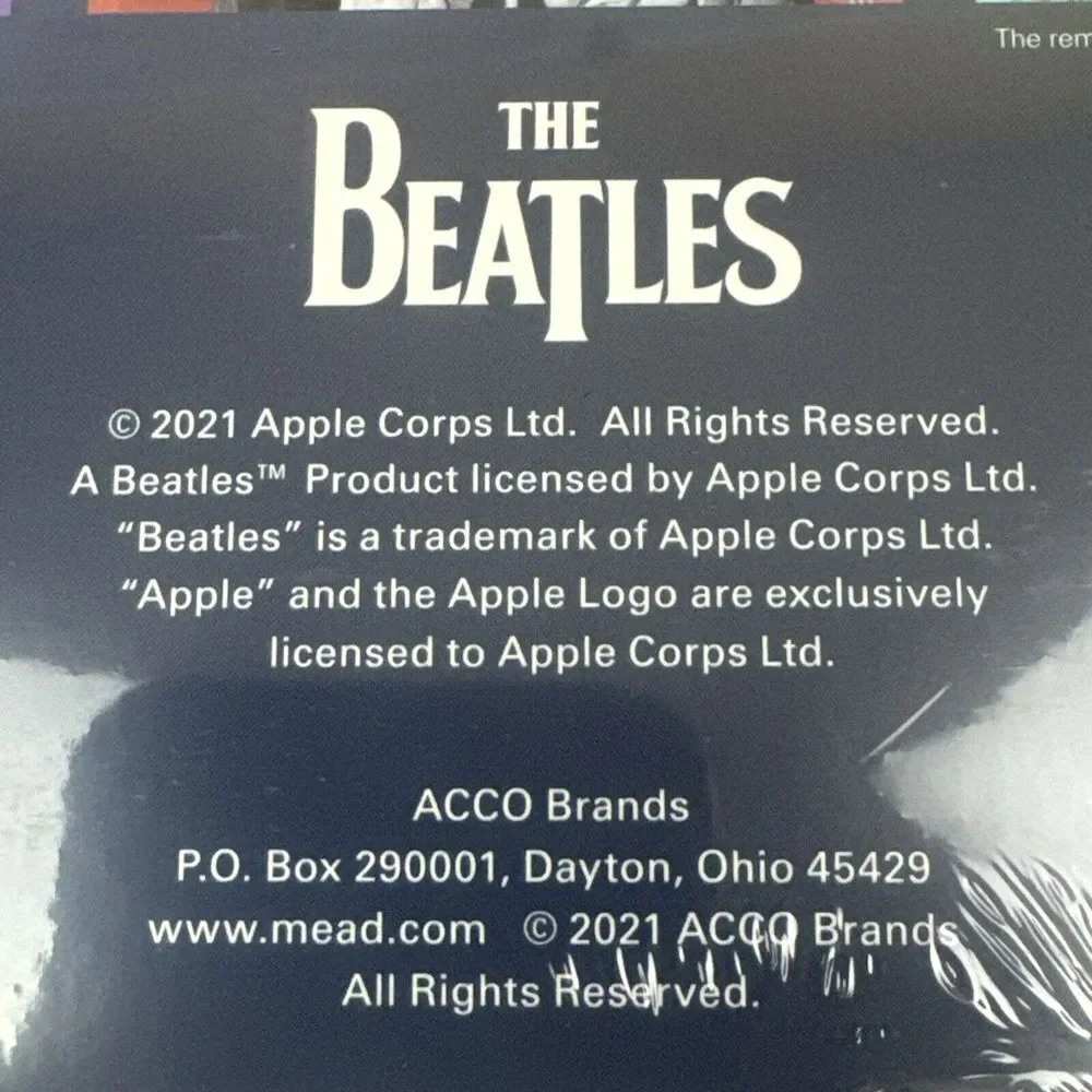 The Beatles 2022 16 Month Wall Calendar‎ Band Rock and Roll Music New Sealed