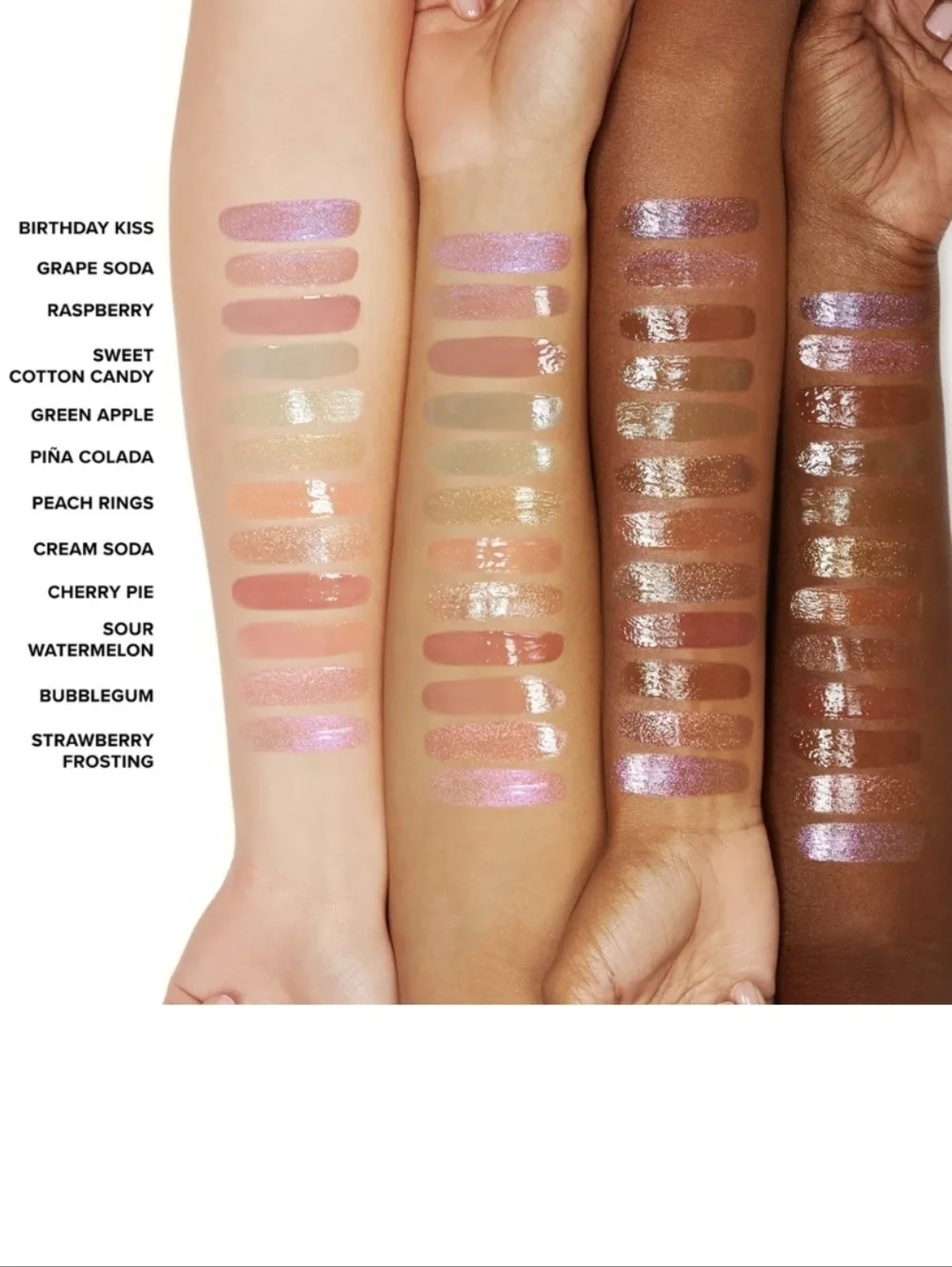 Too Faced Kissing Jelly Gloss: Peach Rings (Shimmering Peach-Orange), .15oz, NIB