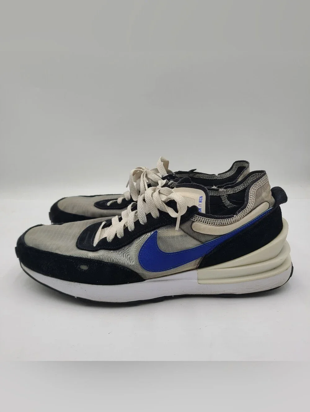 B39 Nike Waffle One SE Phantom Hyper Royal Blue Retro DD8014-003 Mens Size 12
