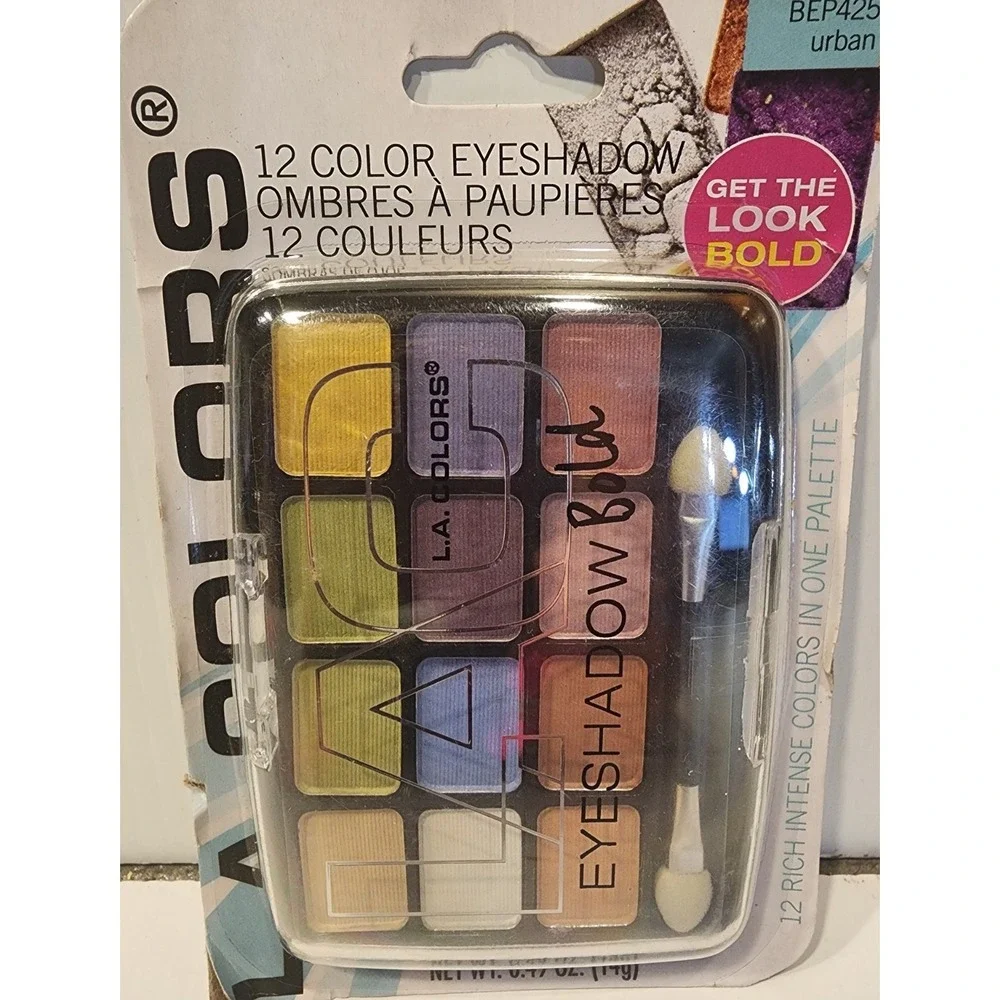 L. A.‎ Colors Nude  12 Color Eyeshadow Urban  C68684/BEP425