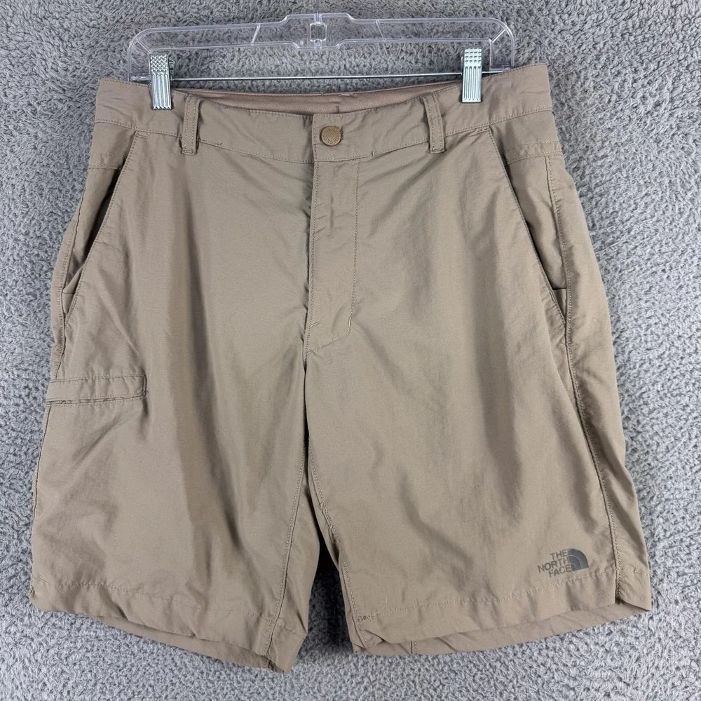 North Face Shorts Mens Large Nylon Hiking Outdoor Zip Cargo‎ Pockets Lightweight
