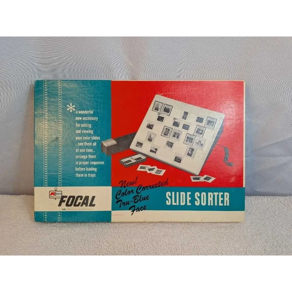 Focal SLIDE SORTER Color‎ Corrected Tru-Blue Face Kmart Vintage Accessory