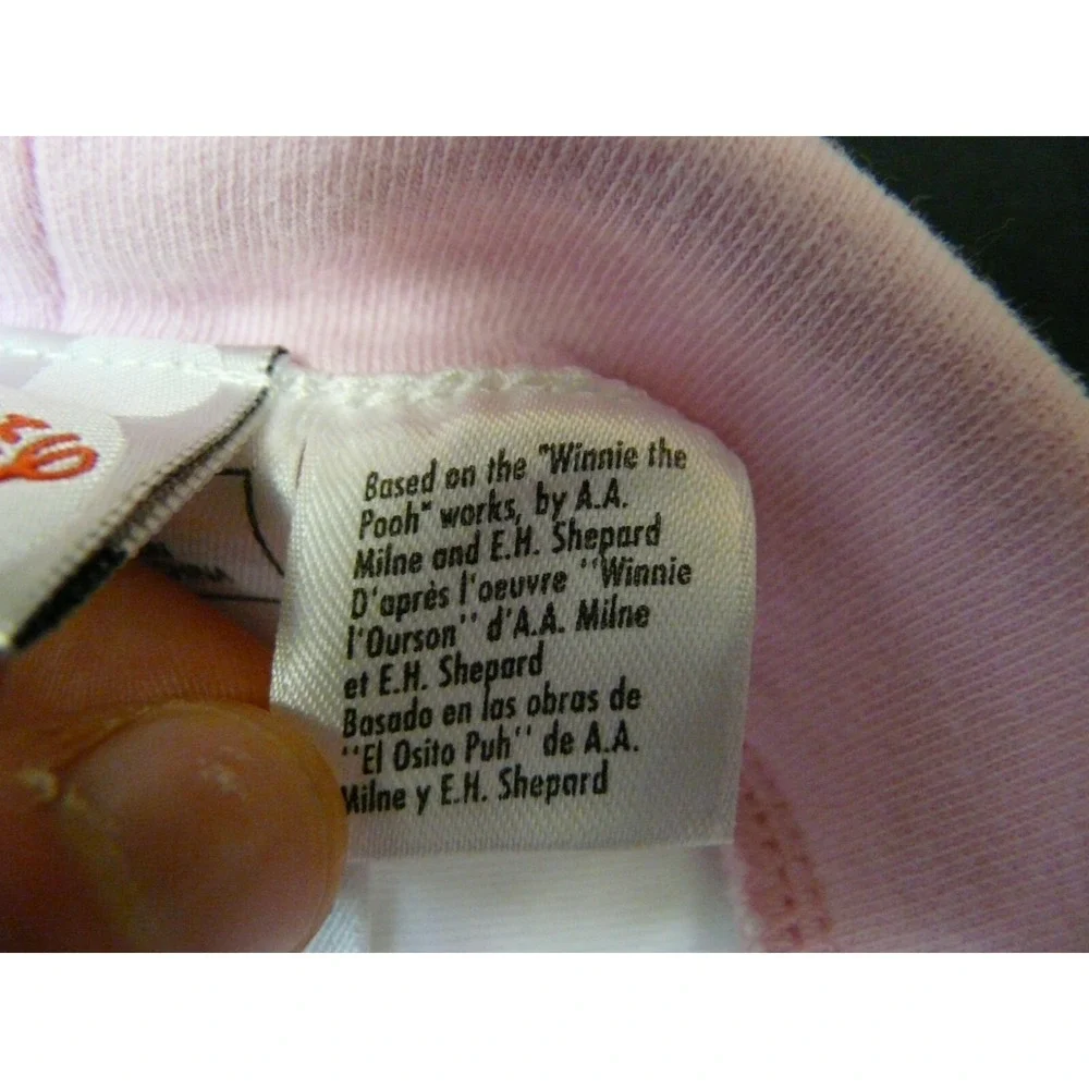 Winnie the Pooh‎ Hat Infant Girls Cap Beanie White Pink Flowers Disney Store