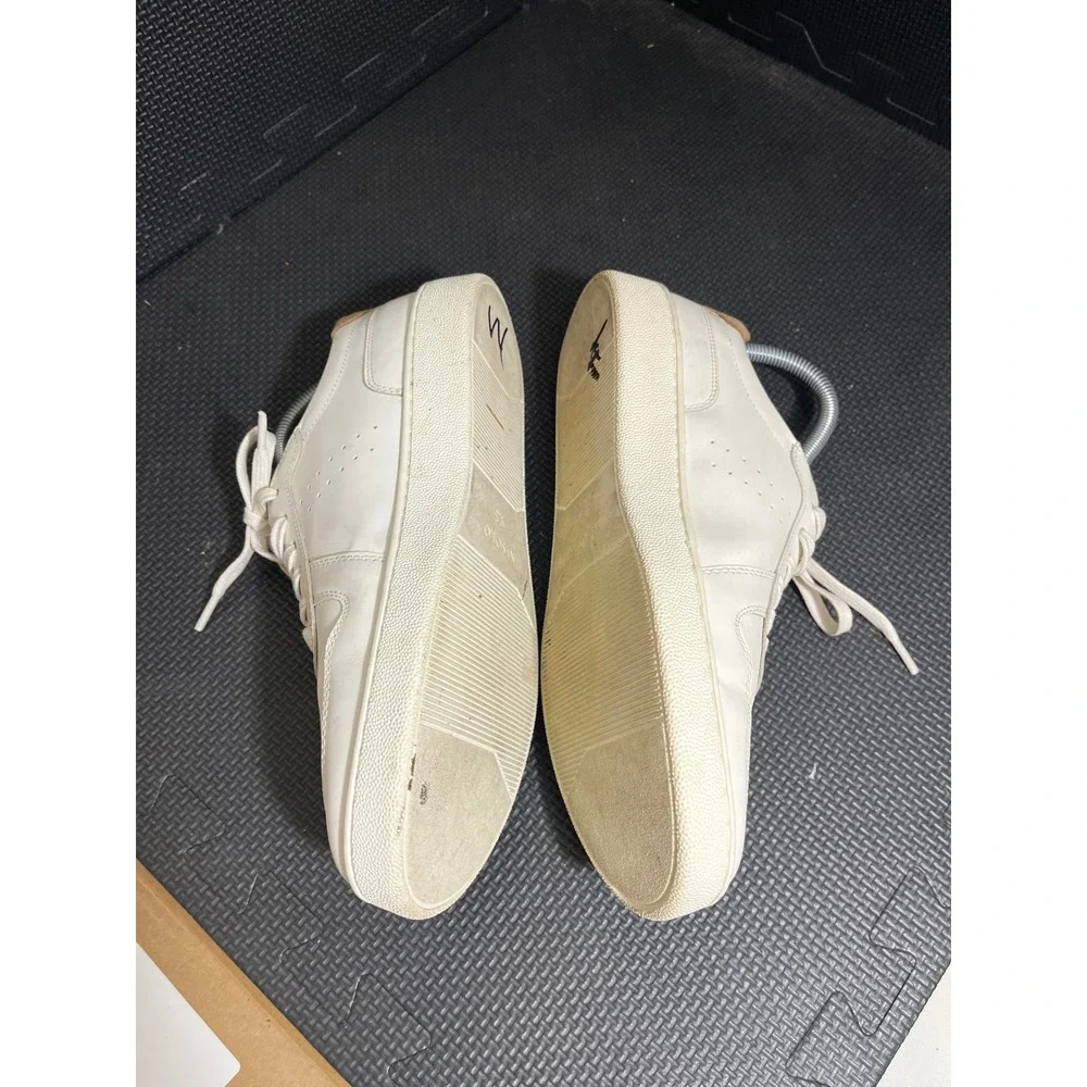 Nisolo Women's Bria Go-To‎ Court Sneaker Shoes White Leather Size 9.5