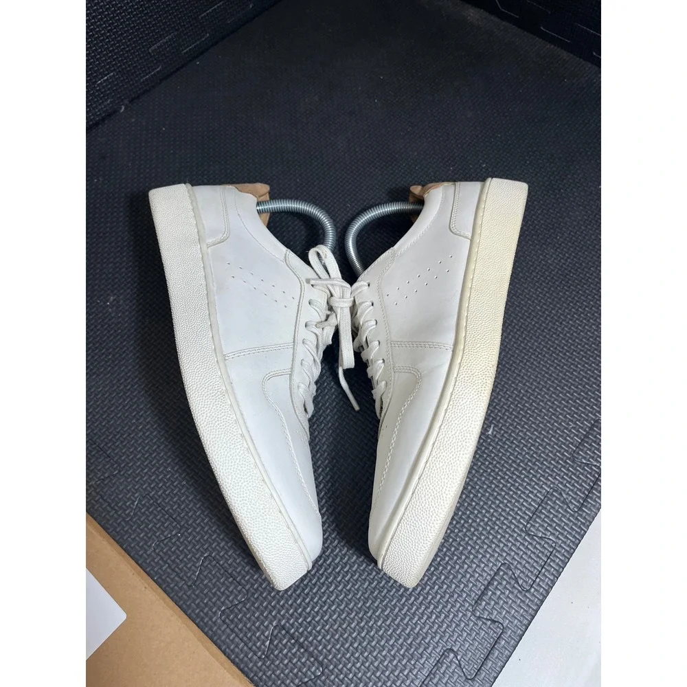 Nisolo Women's Bria Go-To‎ Court Sneaker Shoes White Leather Size 9.5