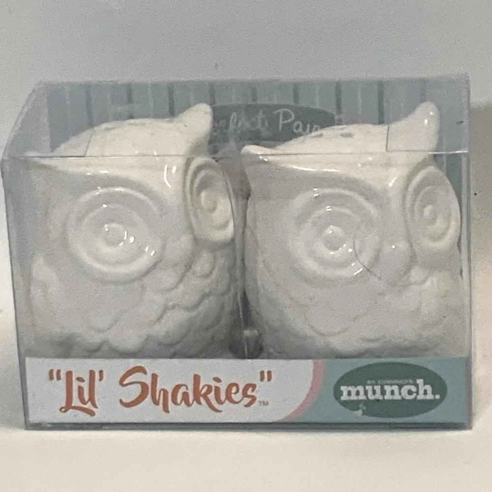 Godinger Silver Art Co. owl salt
