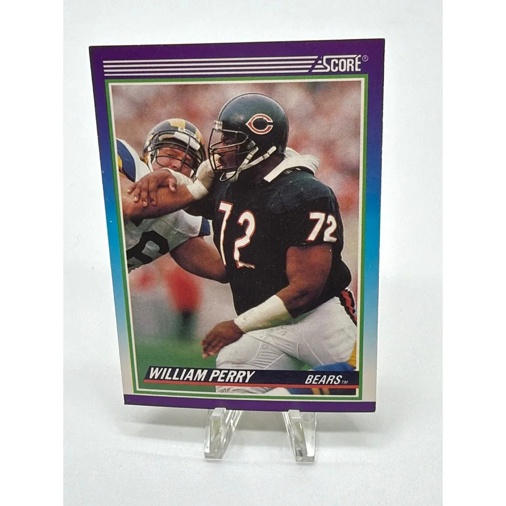1990 Score William Perry Chicago‎ Bears #509 Football Card The Refrigerator NFL