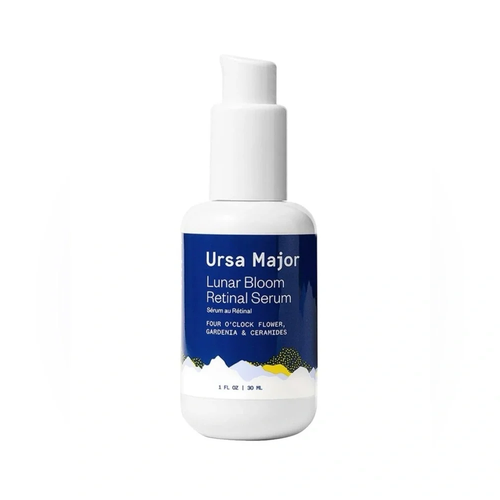 Ursa‎ Major Lunar Bloom Retinal Serum 1oz NIB | Clean Vegan Night Skincare