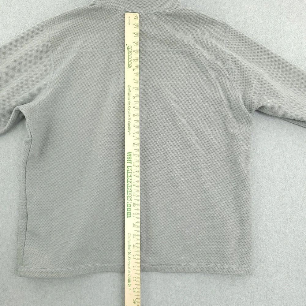 The North Face Cap Rock Pullover Mens XL Gray 1/4 Zip Long Sleeve Fleece Top