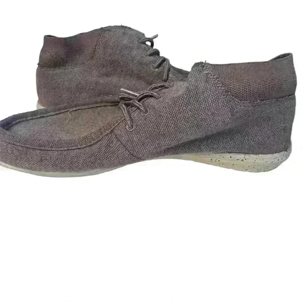 NEW! Hey Dude Wayne Brown Hi-Top Lace-Up Comfort Shoes - Size 13