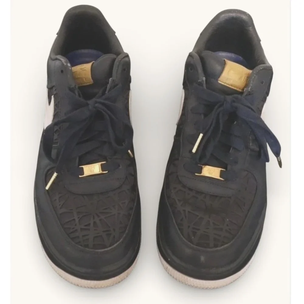 Nike Air Force 1 Supreme Max‎ Air Birds Nest Navy 318772-411 Mens Size 10.5 Rare
