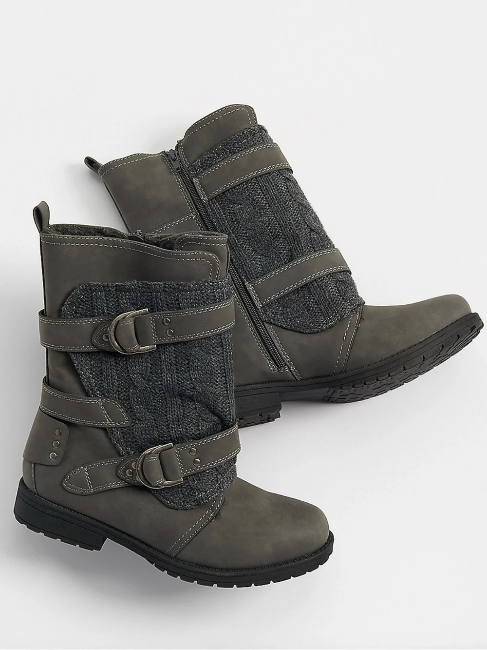 Maurices Sweater Knit Mid Calf Boot (Peyton)