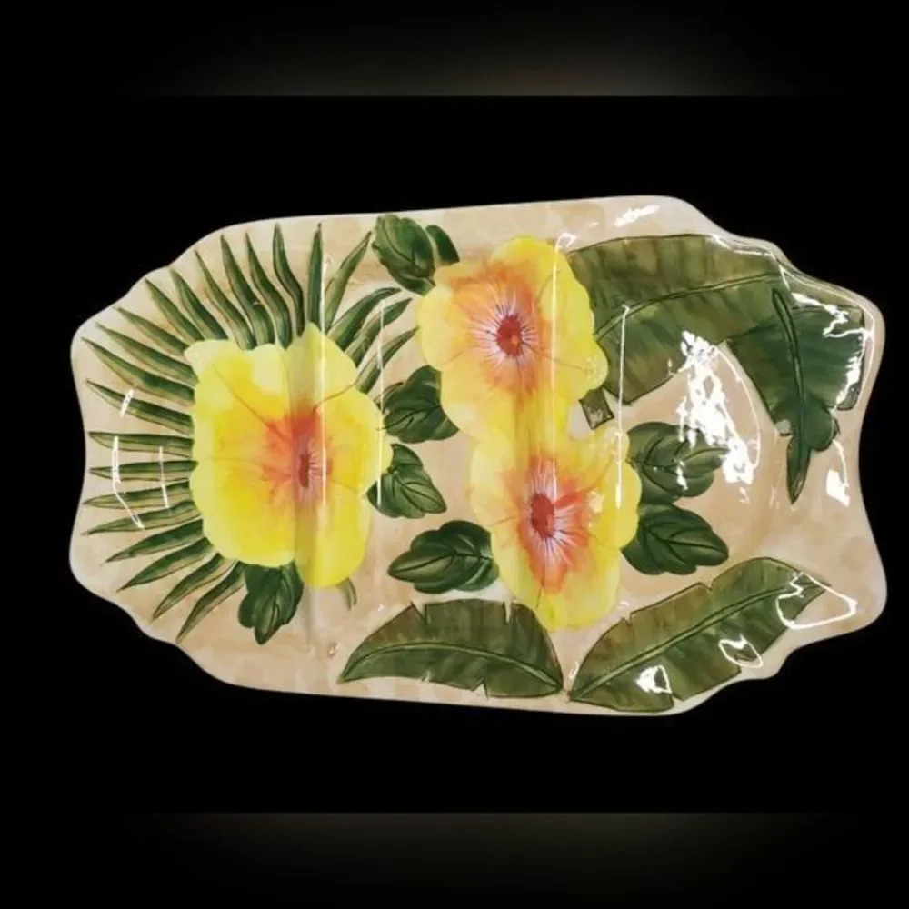 Ambiance floral serving