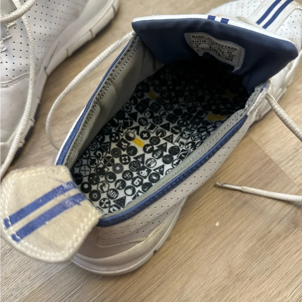 Nike Free White and Blue Men's Sneakers