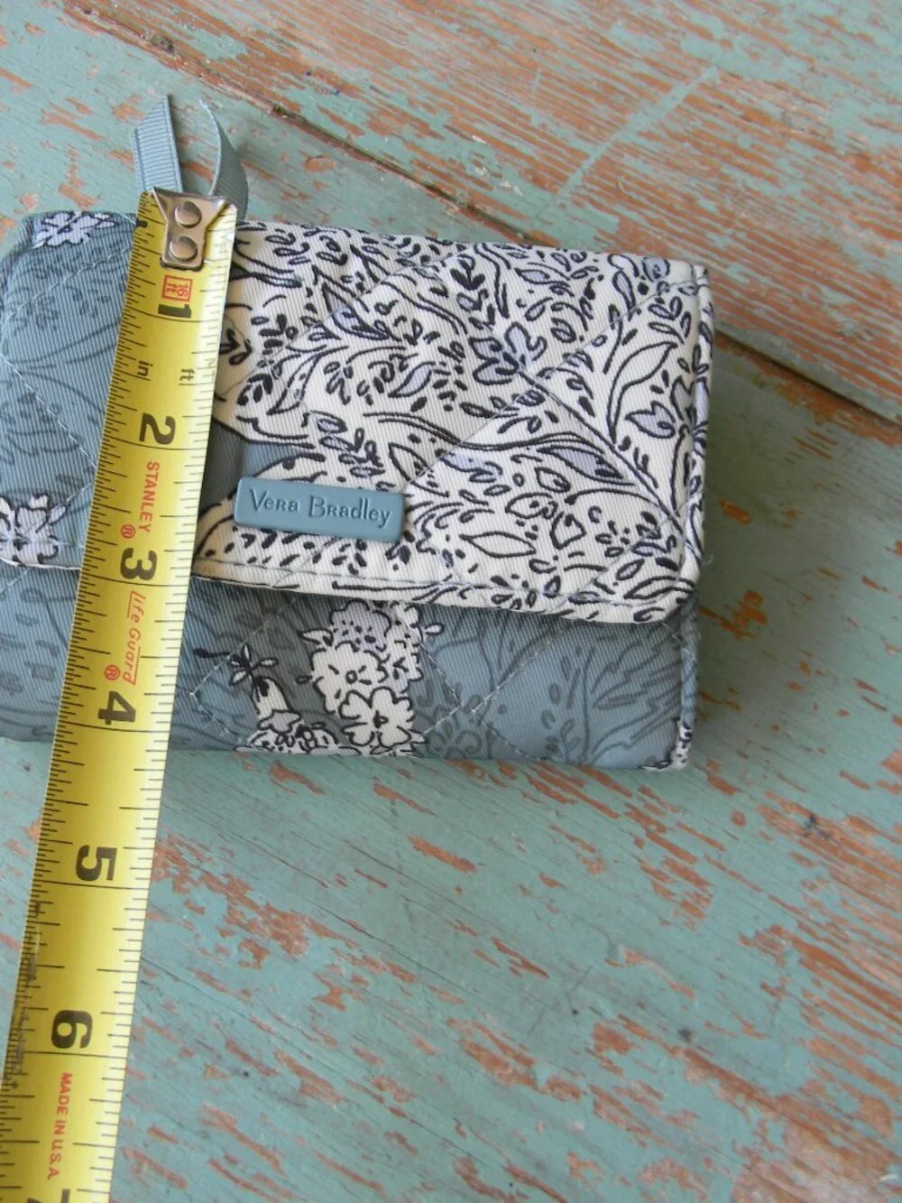 Vera Bradley TIGER LILY SMALL COMPACT RFID TRIFOLD WALLET